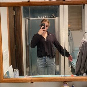 Womens fleece quarter zip jacket